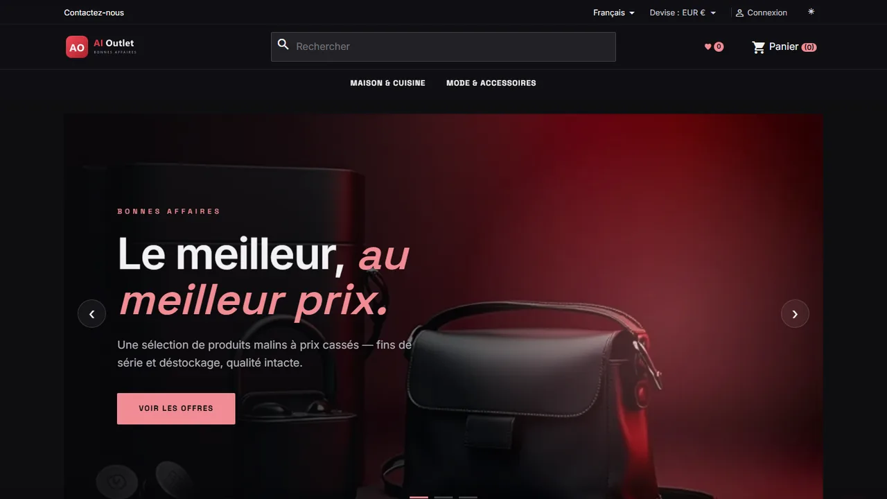PrestaShop AI Outlet Theme