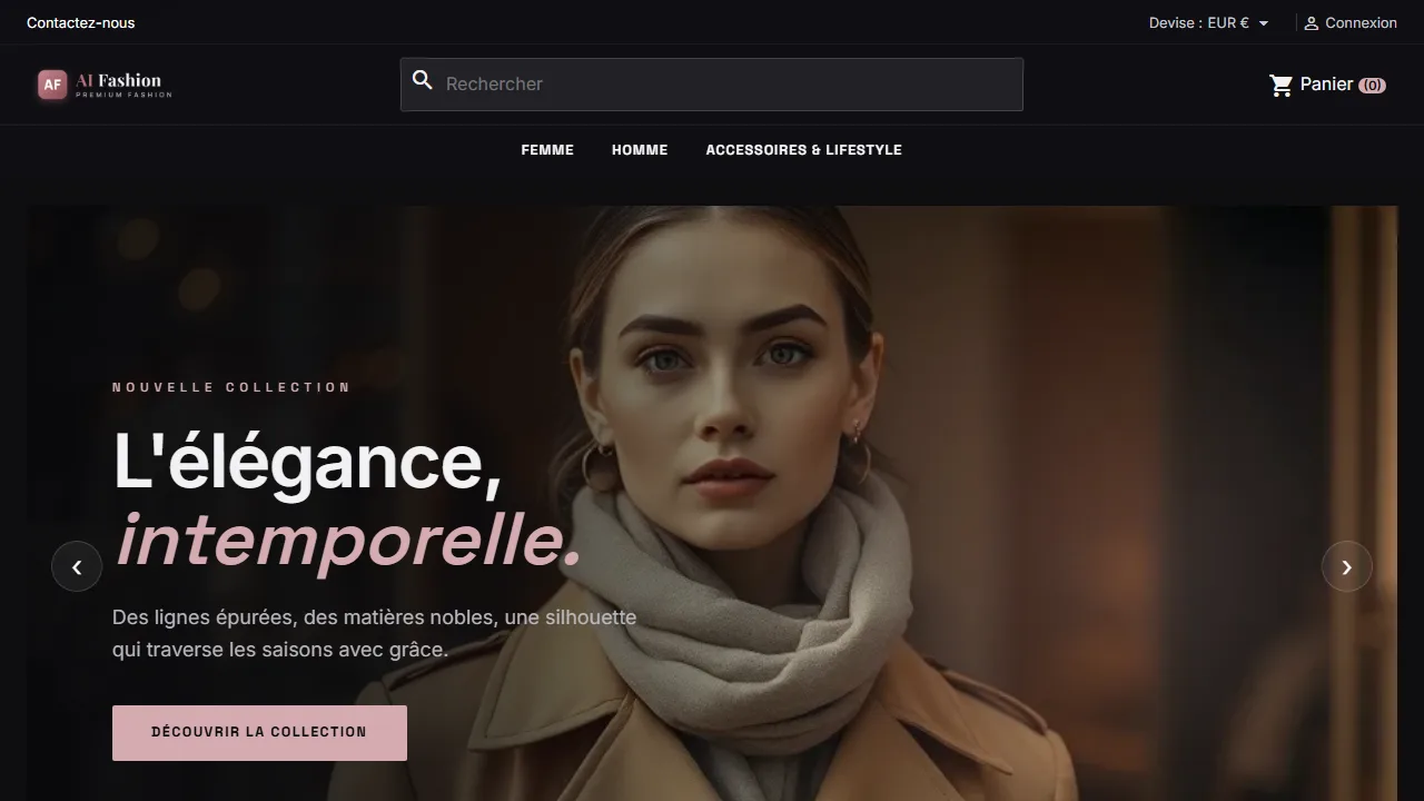 Thème PrestaShop AI Fashion